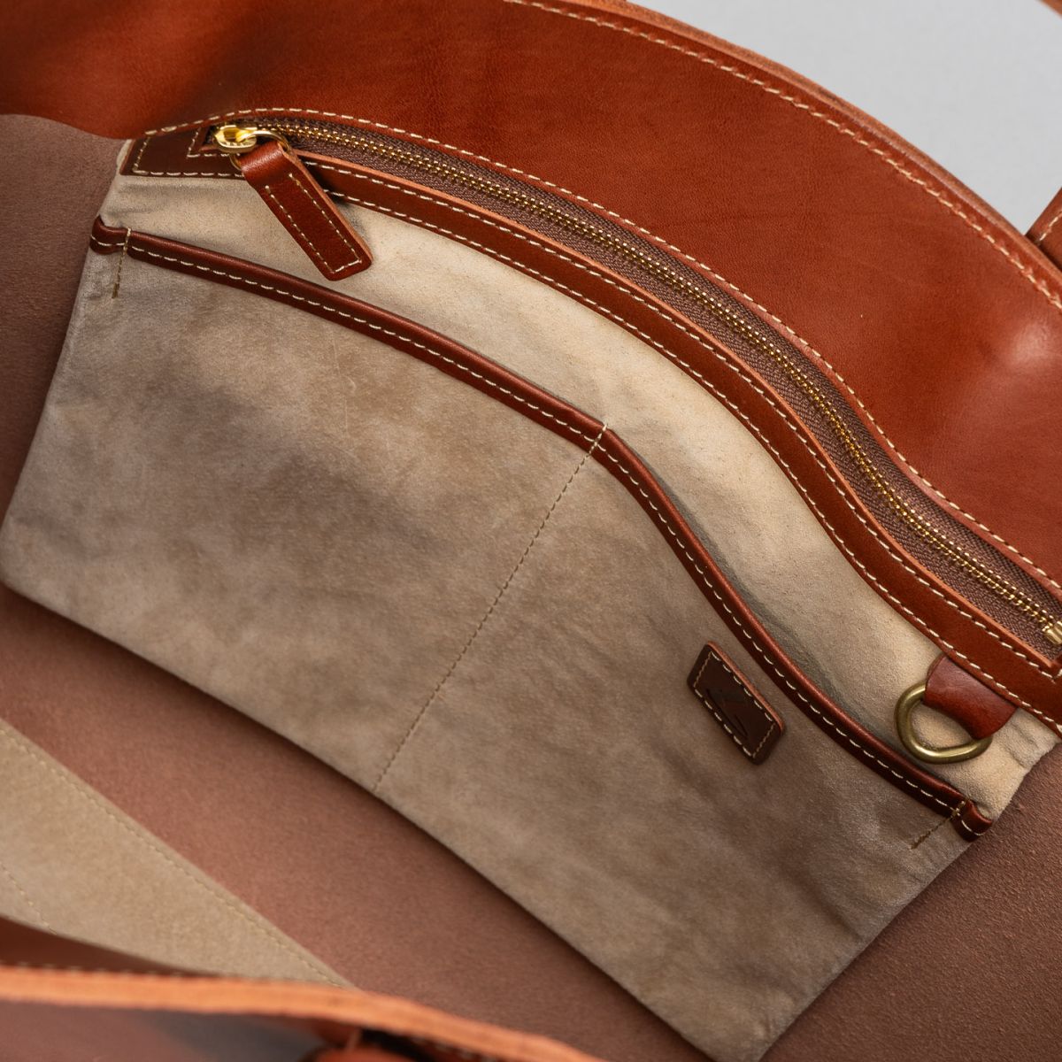 TSUCHIYA KABAN ディアリオ　ブラウン Tsuchiya Kaban “Diario” 2 Way Tote - Brown