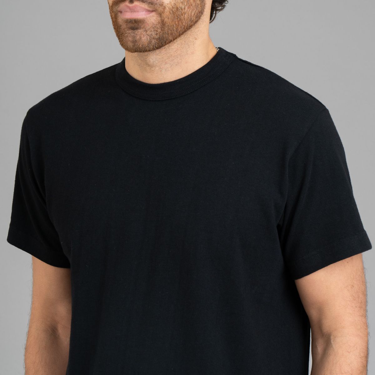 インクレディブル　Tシャツ IHT-1610L 6.5oz Loopwheel Black T-Shirt - Iron Heart | R&H