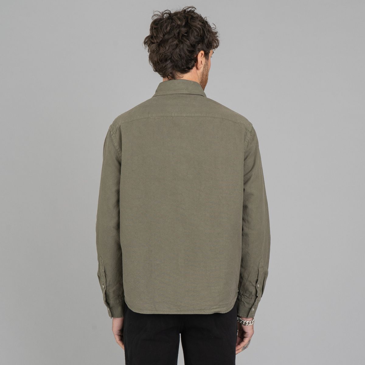 【READYMADE】 UTILITY SHIRT Utility Shirt Crocodile Stonewash Canvas - 3sixteen | Rivet