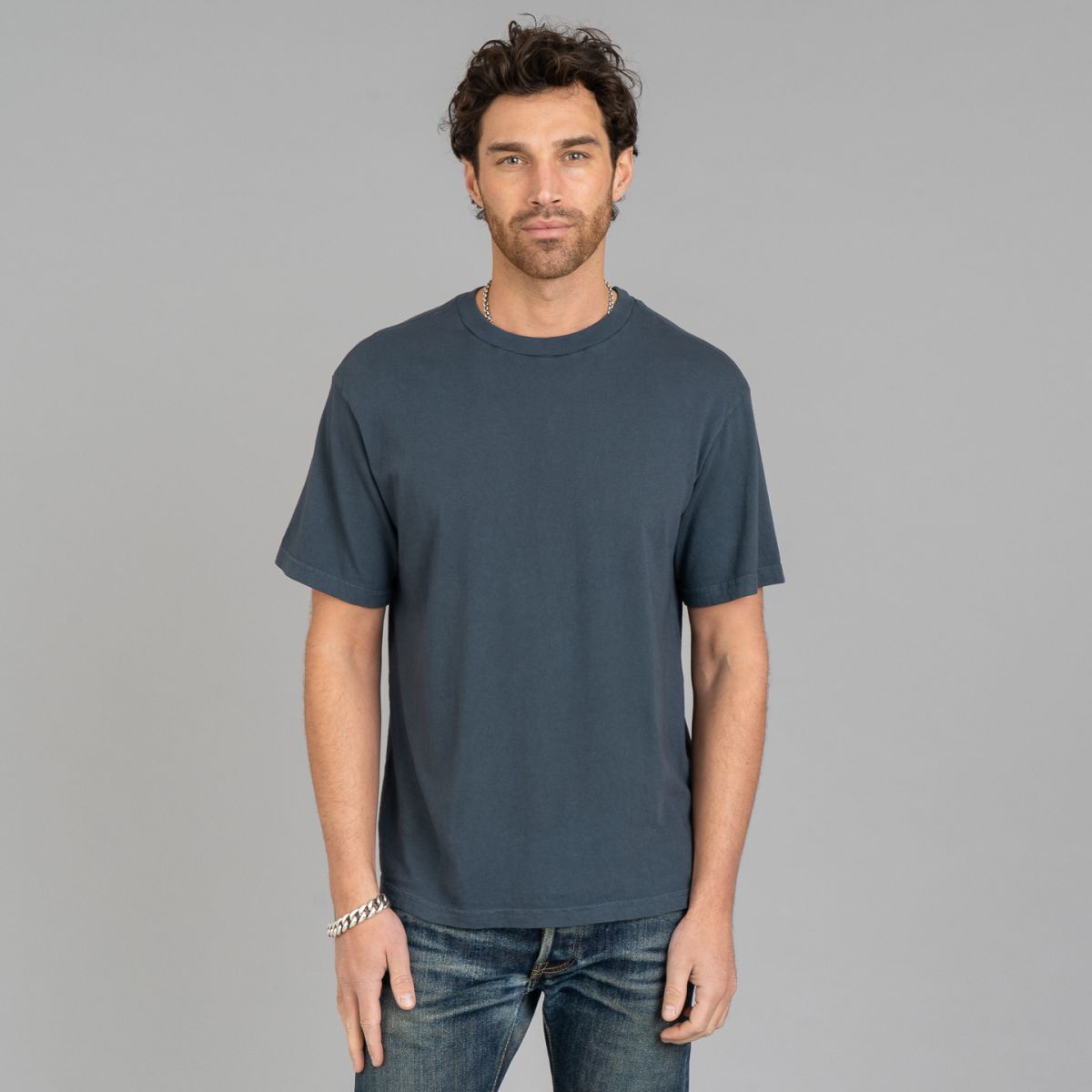 Oversized T-Shirt Indigo - Schaeffer's Garment Hotel