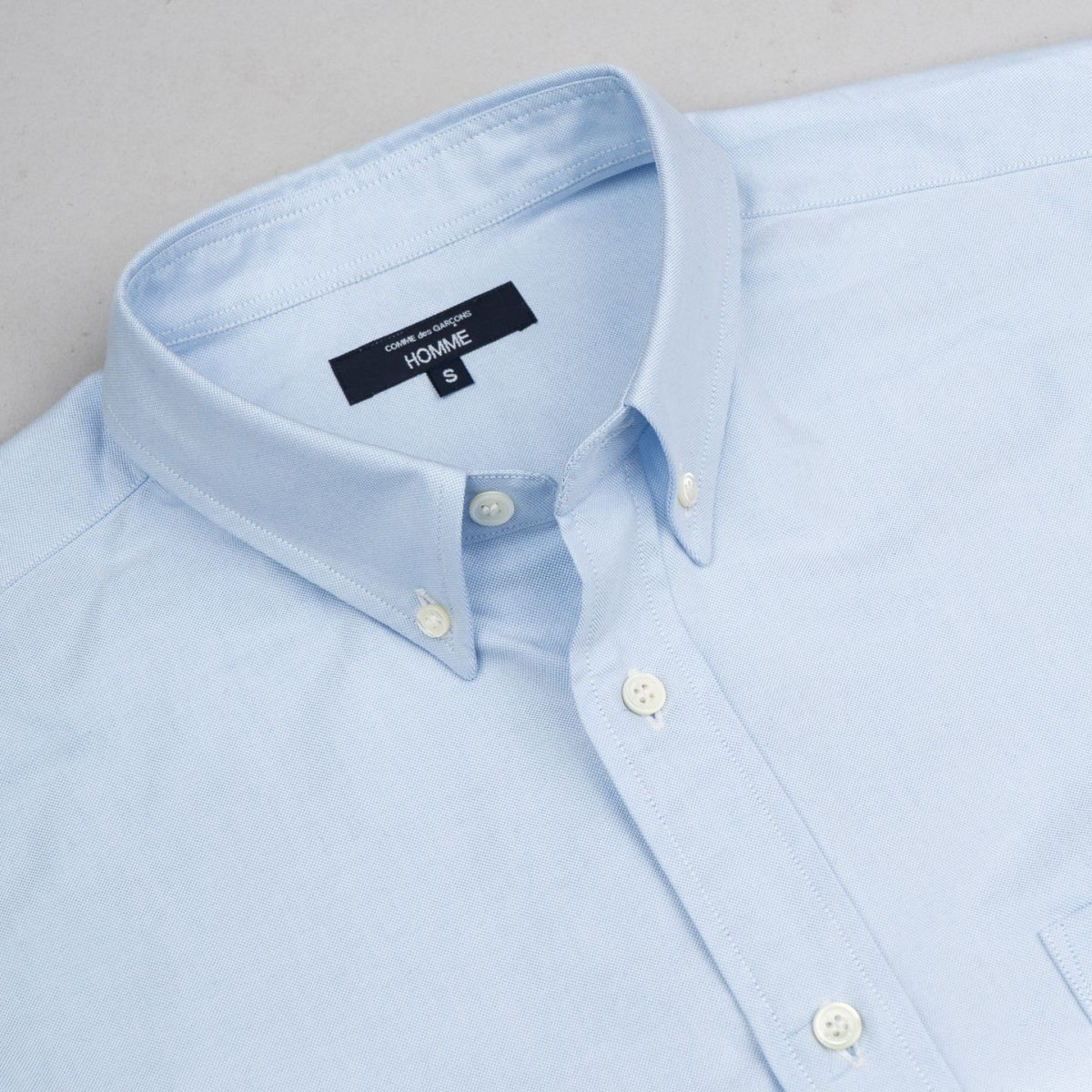 COMME des GARCONS HOMME カジュアルシャツ 青 2000724G0214 COMME des GARCONS HOMME PLUS（コムデギャルソンオムプリュス