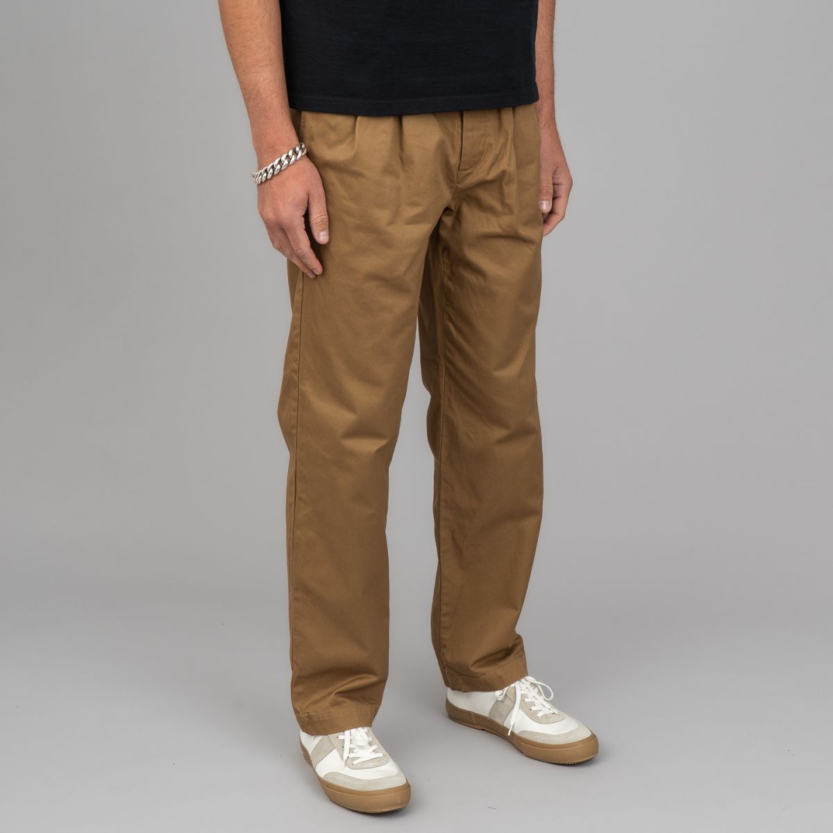 Double Weave Chino Trousers (NAVY) - Schuray Official Website