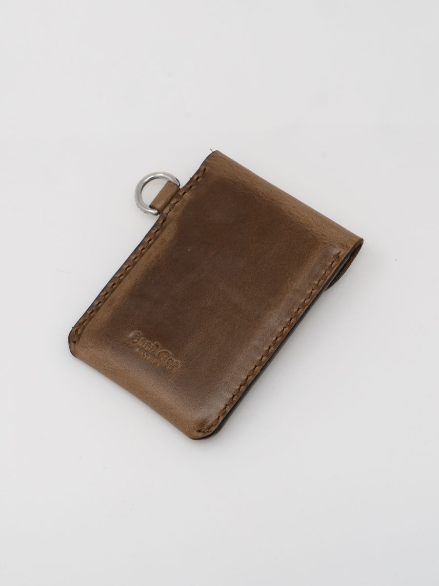 Good Art Snap Card Wallet - Natural Brown Horsehide