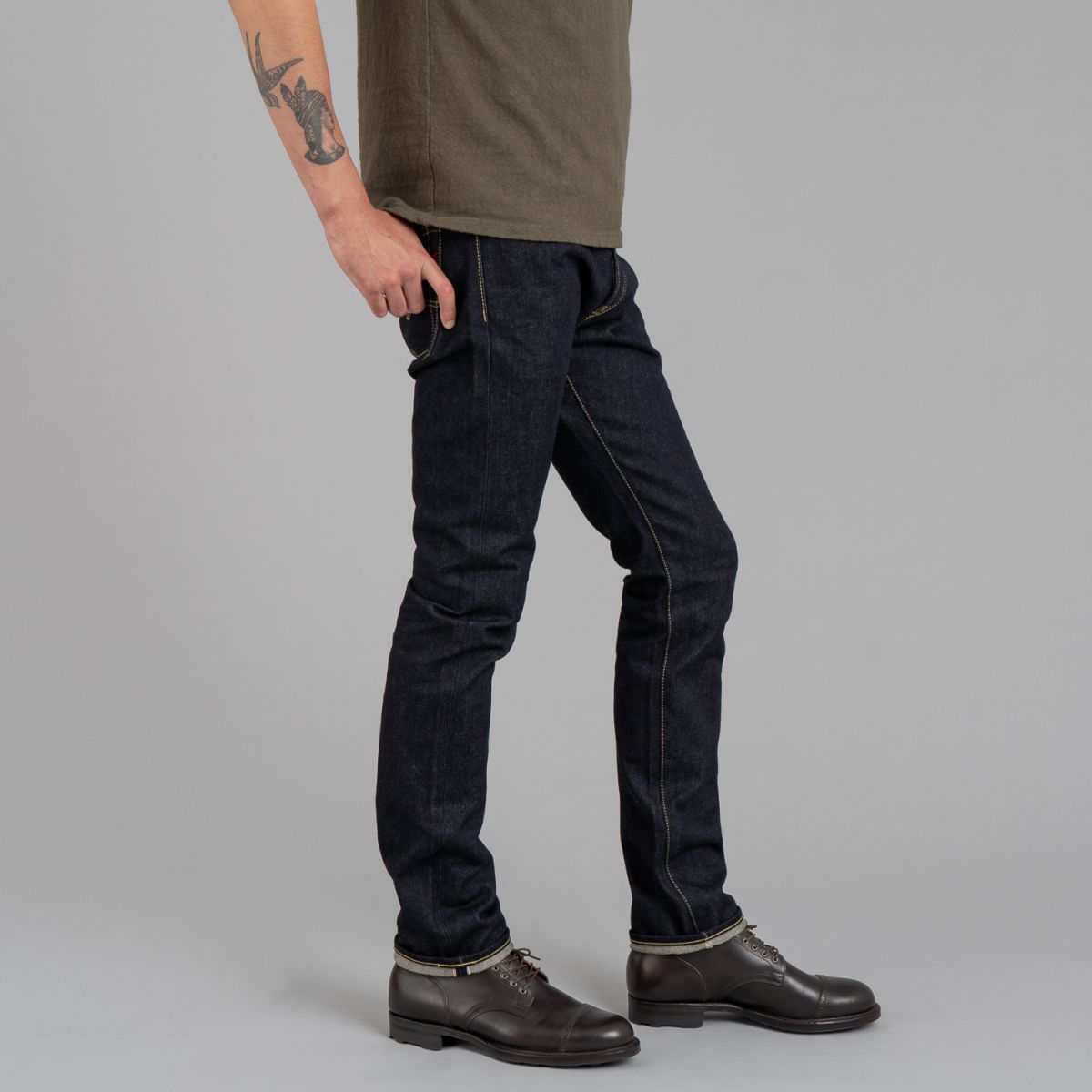 新品本物 Jeans Twill Broken Slim Super IH-555SBR-14 - R&H I Heart Iron その他