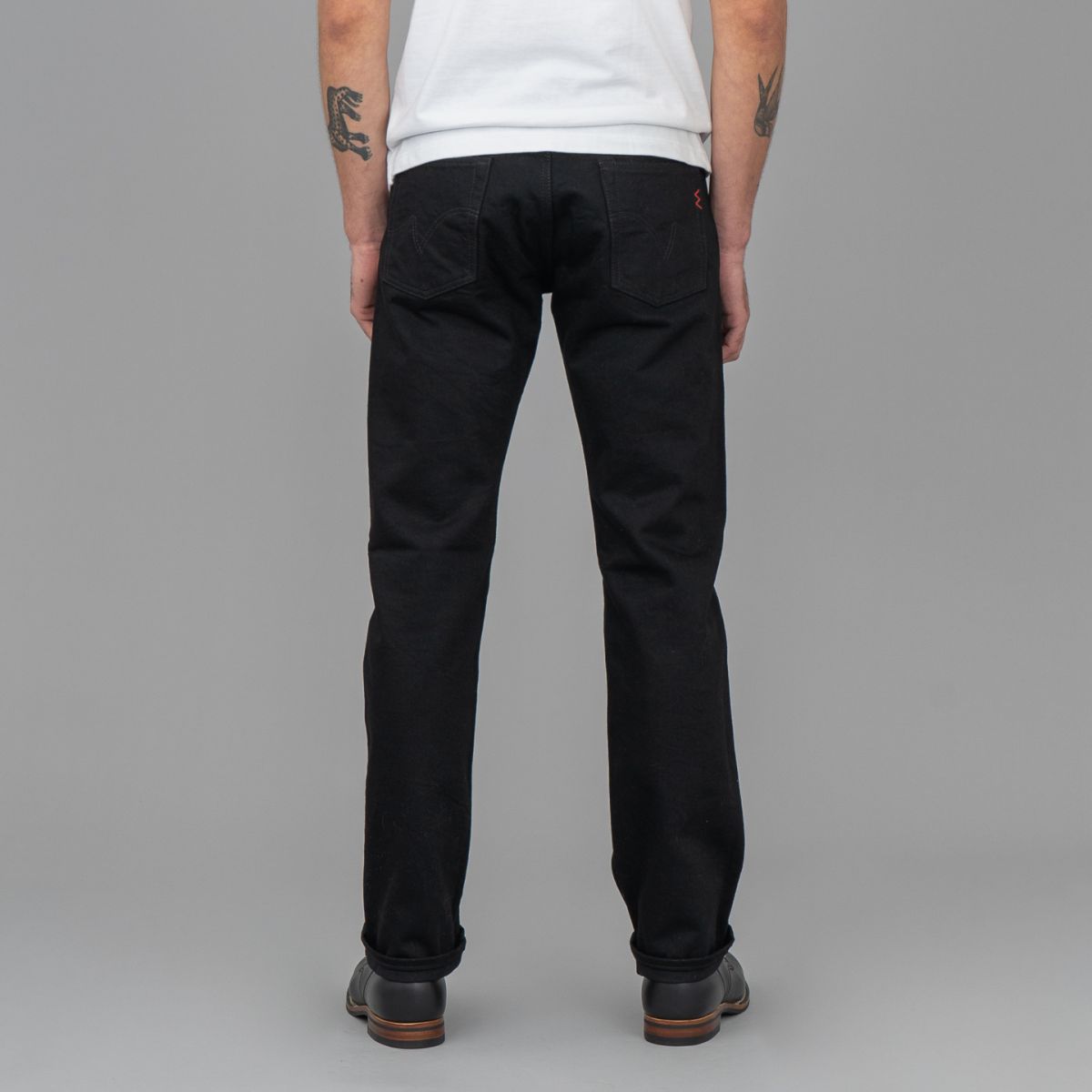 IH-634S-142bb 14oz Black/Black Straights- Iron Heart | R&H