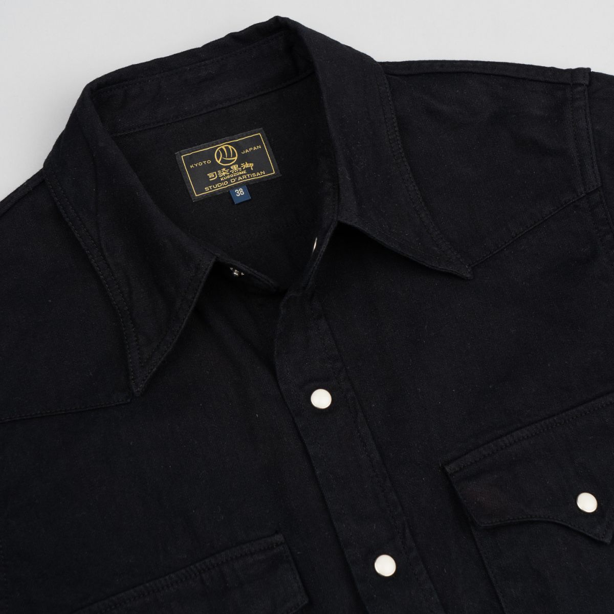8oz Kurozome Western Shirt - Studio D'Artisan | R&H