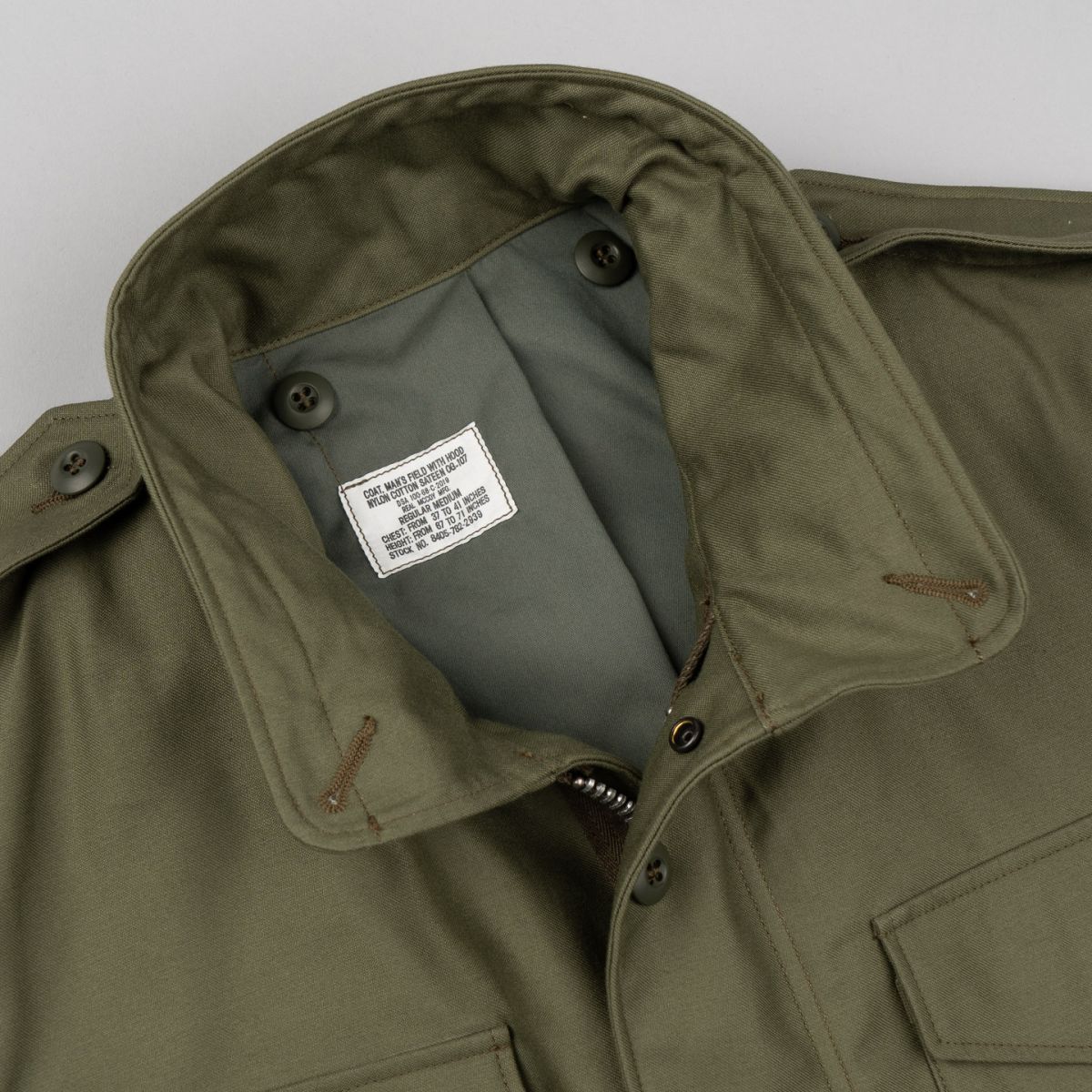 MJ22107 M-65 Field Jacket Olive - The Real McCoy's | R&H