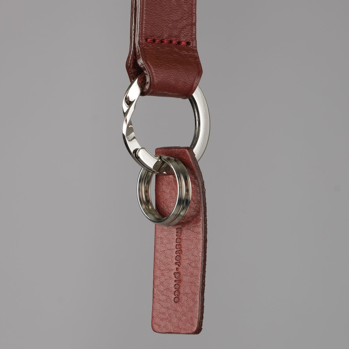 Master-Piece EQ Leather Key Holder - Wine