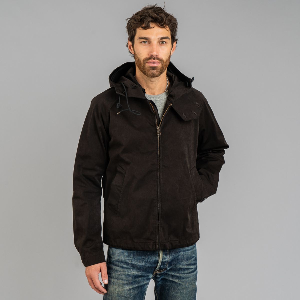 Garment Dyed Anorak Navy - Ten c | Rivet & hide