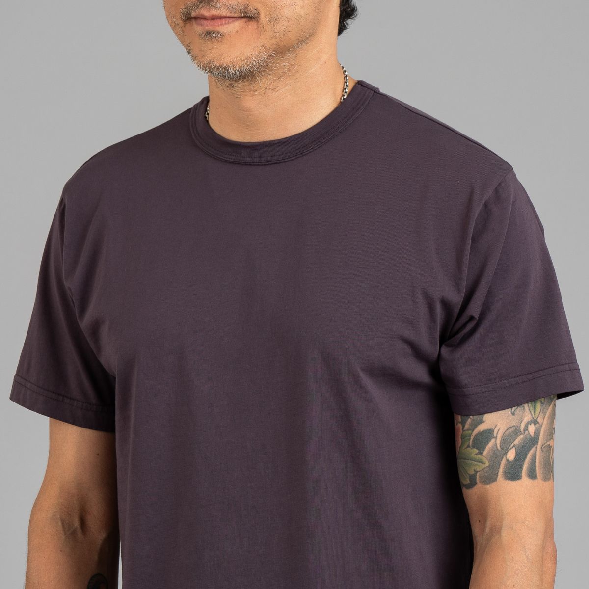 新品　Lon GARMENT-DYED TEE 3sixteen Garment Dyed Pima T Shirt - Plum