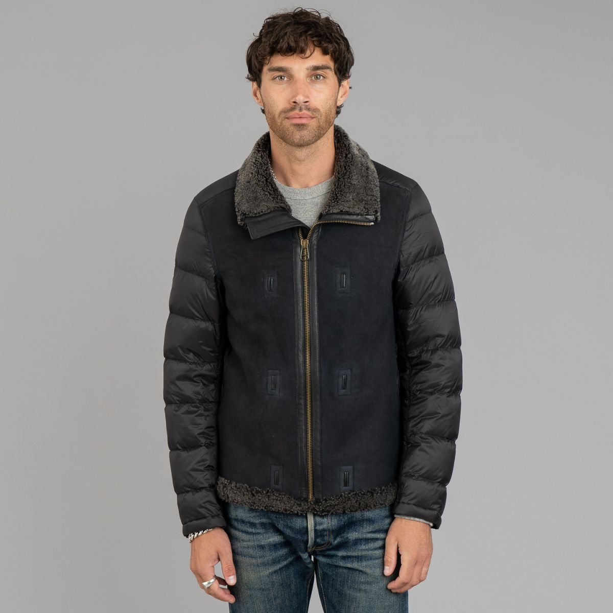 お歳暮ならオンライン Ten c Slate - Liner Shearling ジャケット・アウター