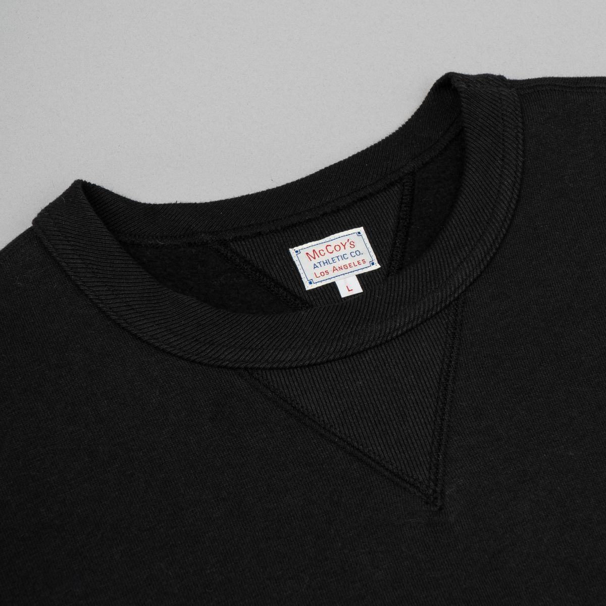 ♡m①♡ R13 - Cropped R13 Black Distressed Crewneck Sweatshirt