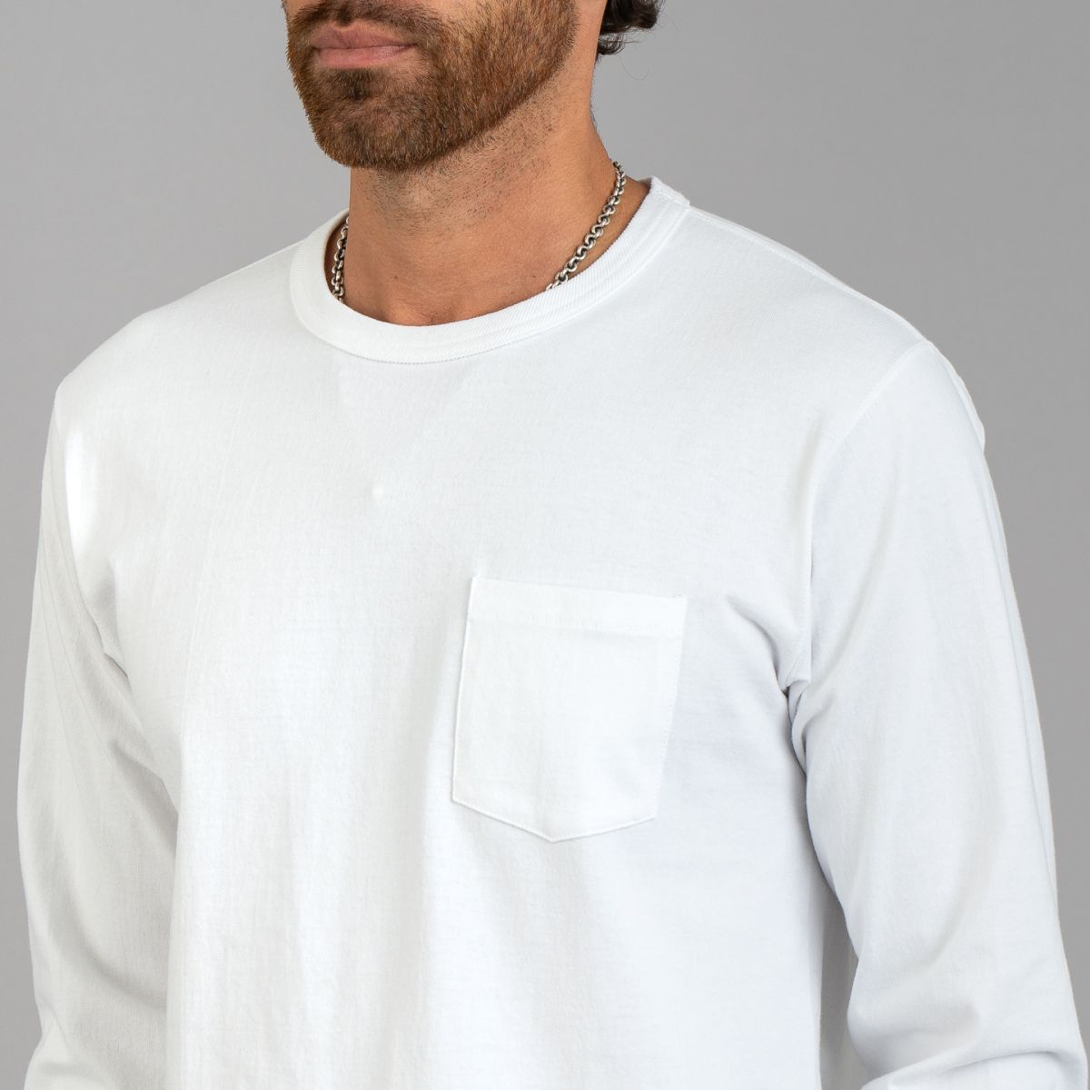 トップス plllllleeeasse long sleeve pocket tee M plllllleeeasse long sleeve pocket tee (WHITE) | plllllleeeasse